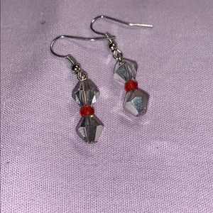 Glass bead earrings